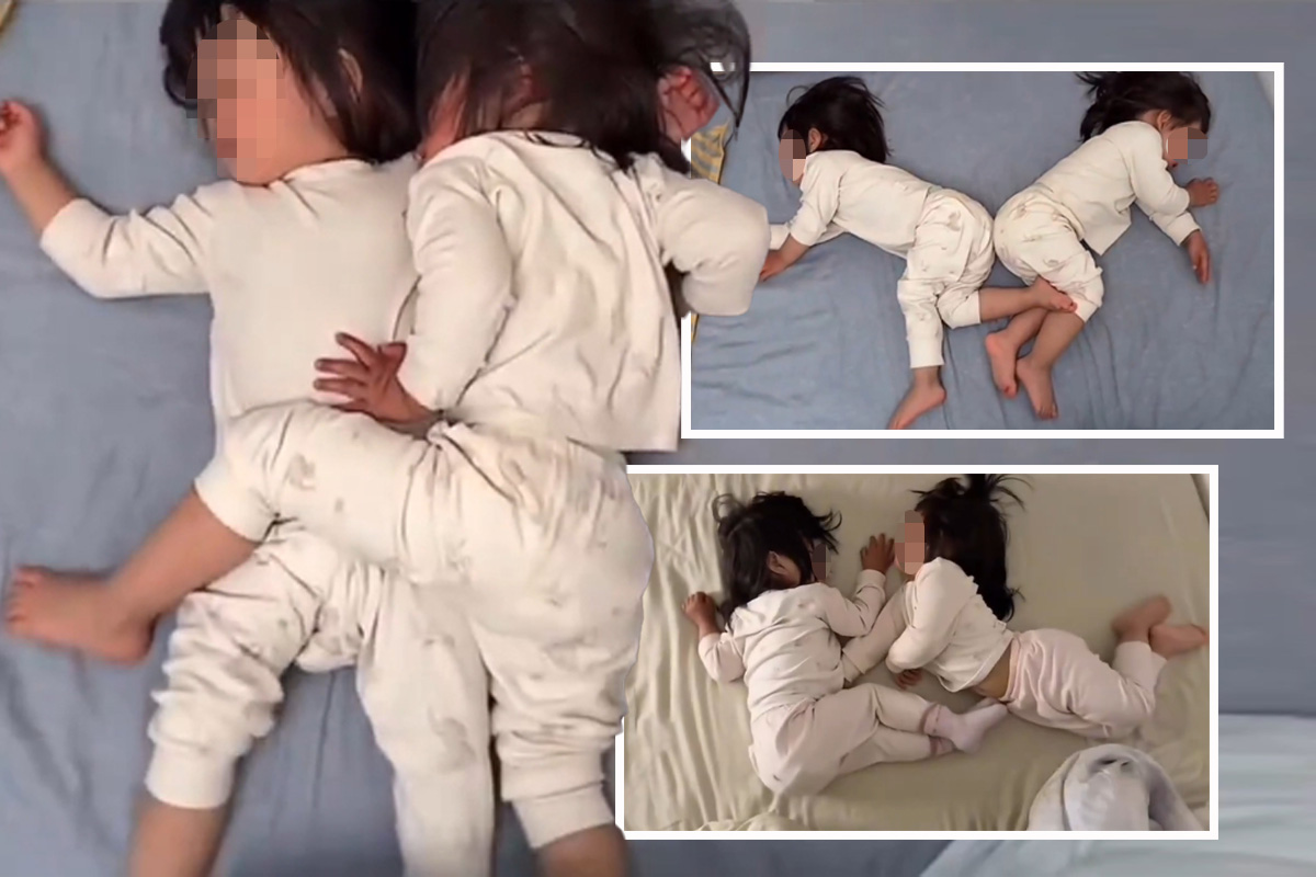 Video dve bebe koje spavaju osvojio mreže, ali komentari su sve samo ne nežni: Izgledaju kao da se tuku