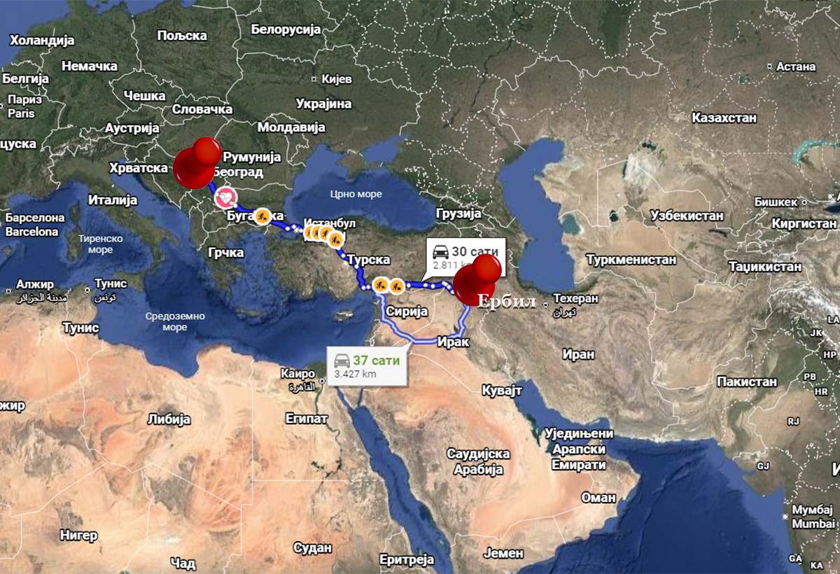 Ivana vozila 3.000 kilometara od Iraka do Srbije: "Projektili su padali po zgradama, podsetilo me na 1999."