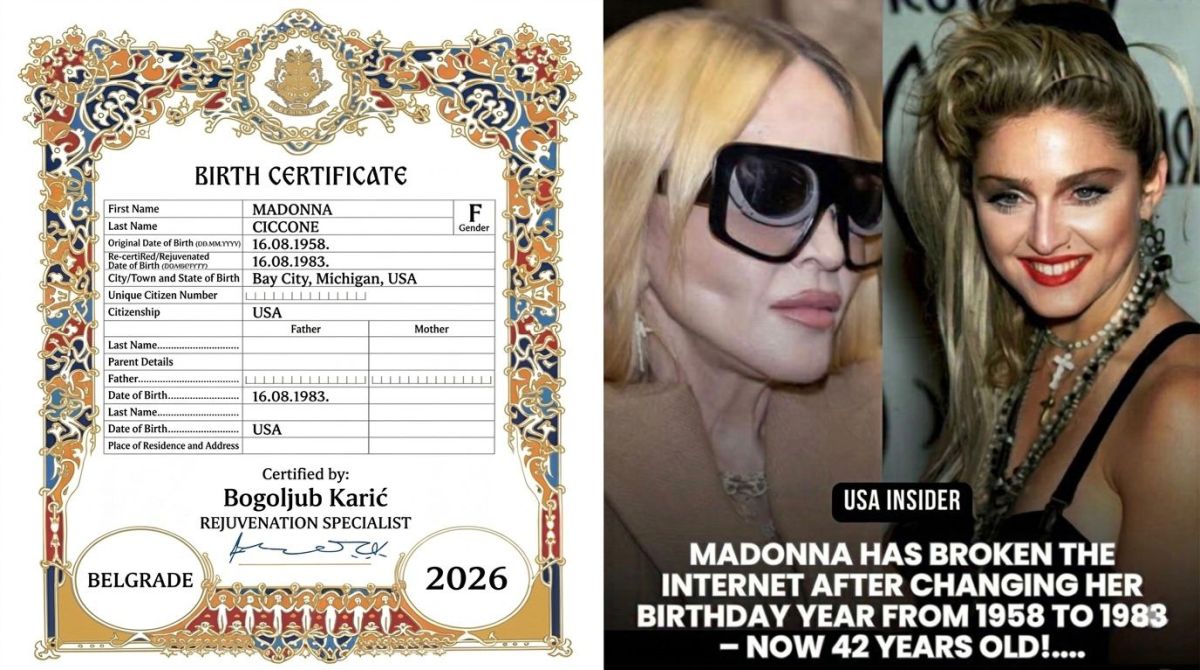 Viralna objava na internetu: Pojavila se priča da je Madonna promenila godište, pominje se i Bogoljuba Karića