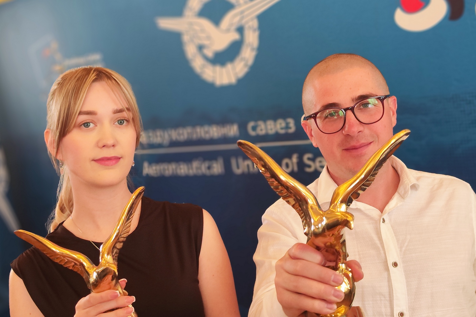 Kristina i Ivan osvojili Zlatnog orla drugi put: Proglašeni najbolji u vazduhoplovnom sportu Srbije