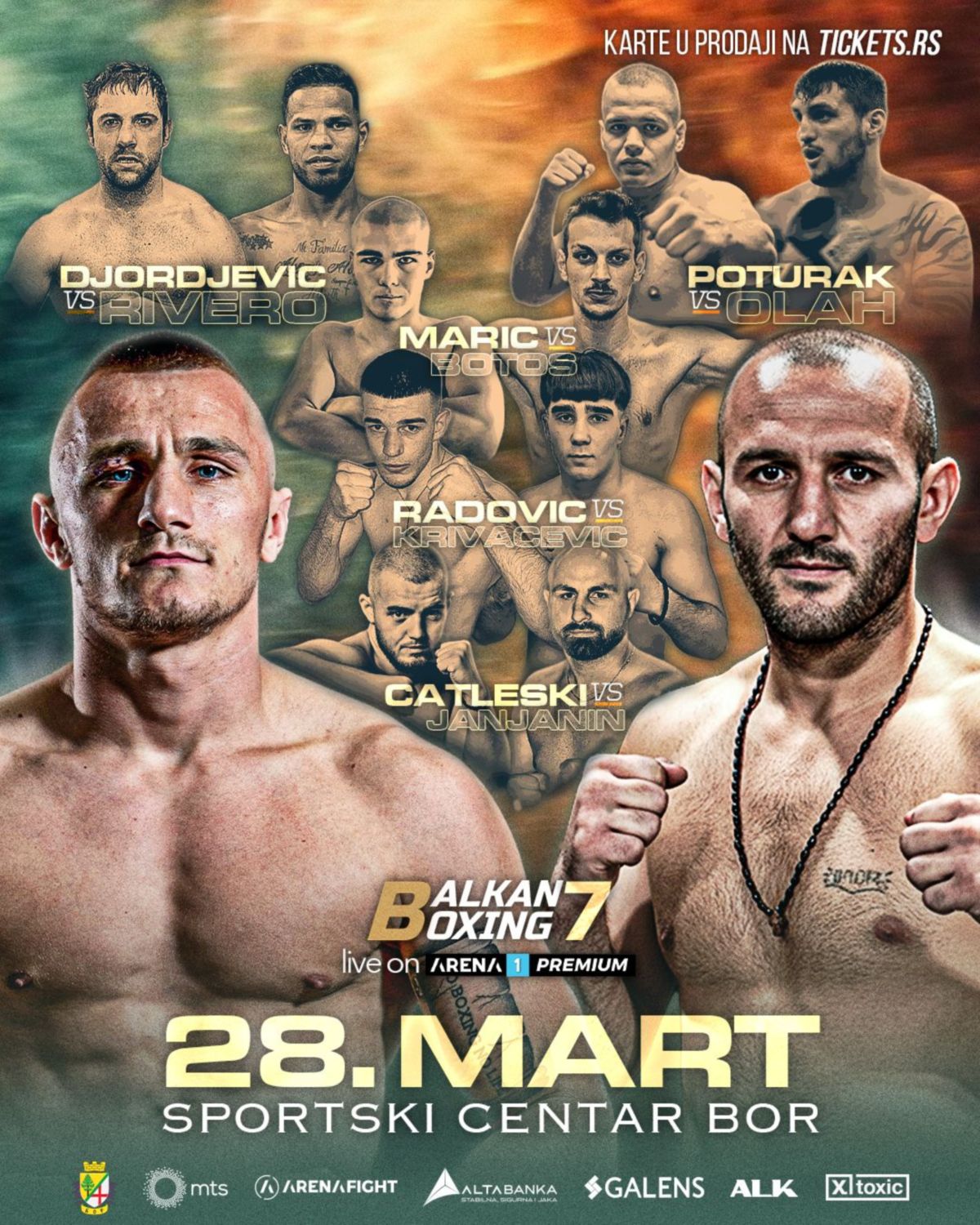 Ovo je spisak svih borbi za spektakl u Boru: Almir Memić juri istorijski nokaut!