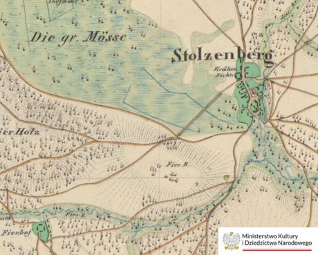 Iskopali grad, mapa Stolzenberga