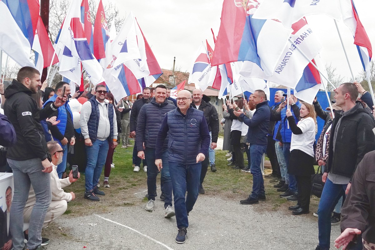 Vučević u selu Kusadak: 29. marta sačuvajmo Smederevsku Palanku