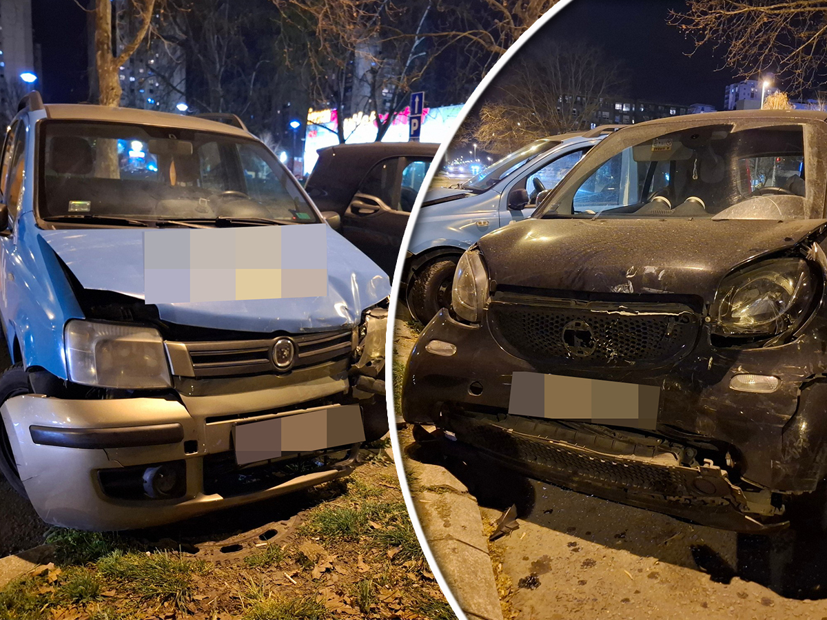 Sudar kod "Immo centra": "Stigli" se dostavno vozilo i "smart"