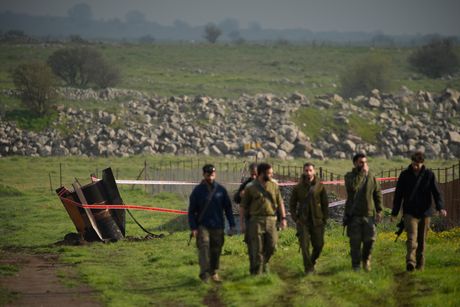 Izrael, Golanska visoravan, raketa