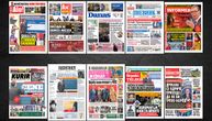 NASLOVNE STRANE SUTRAŠNJIH NOVINA: Prelistavanje štampe za subotu, 21. mart 2026. godine
