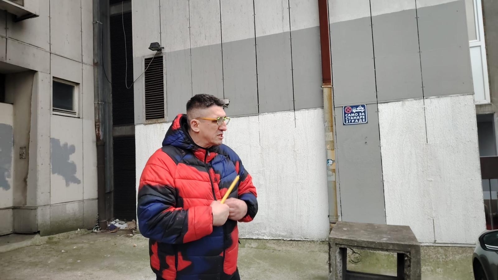 Kristijan Golubović došao da zapali sveću ženi čije je telo pronađeno u ventilacionom otvoru na Vračaru