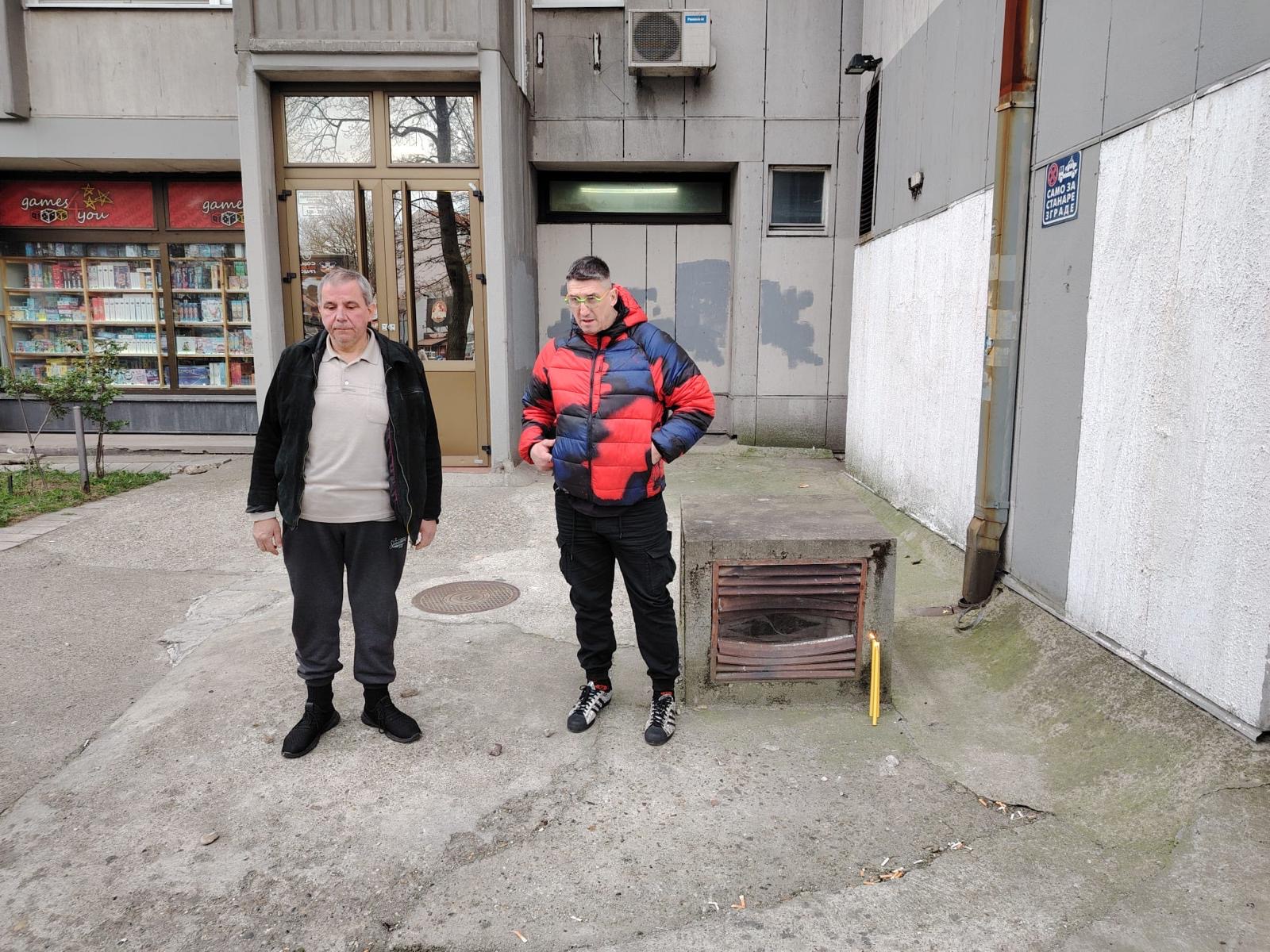 Kristijan Golubović došao da zapali sveću ženi čije je telo pronađeno u ventilacionom otvoru na Vračaru