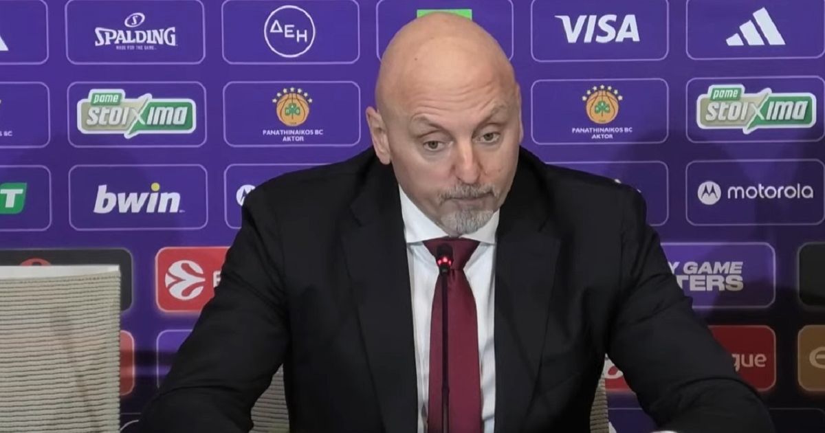 Cover image for "Your provocation is good": Saša Obradović got annoyed by our question after the loss to Panathinaikos