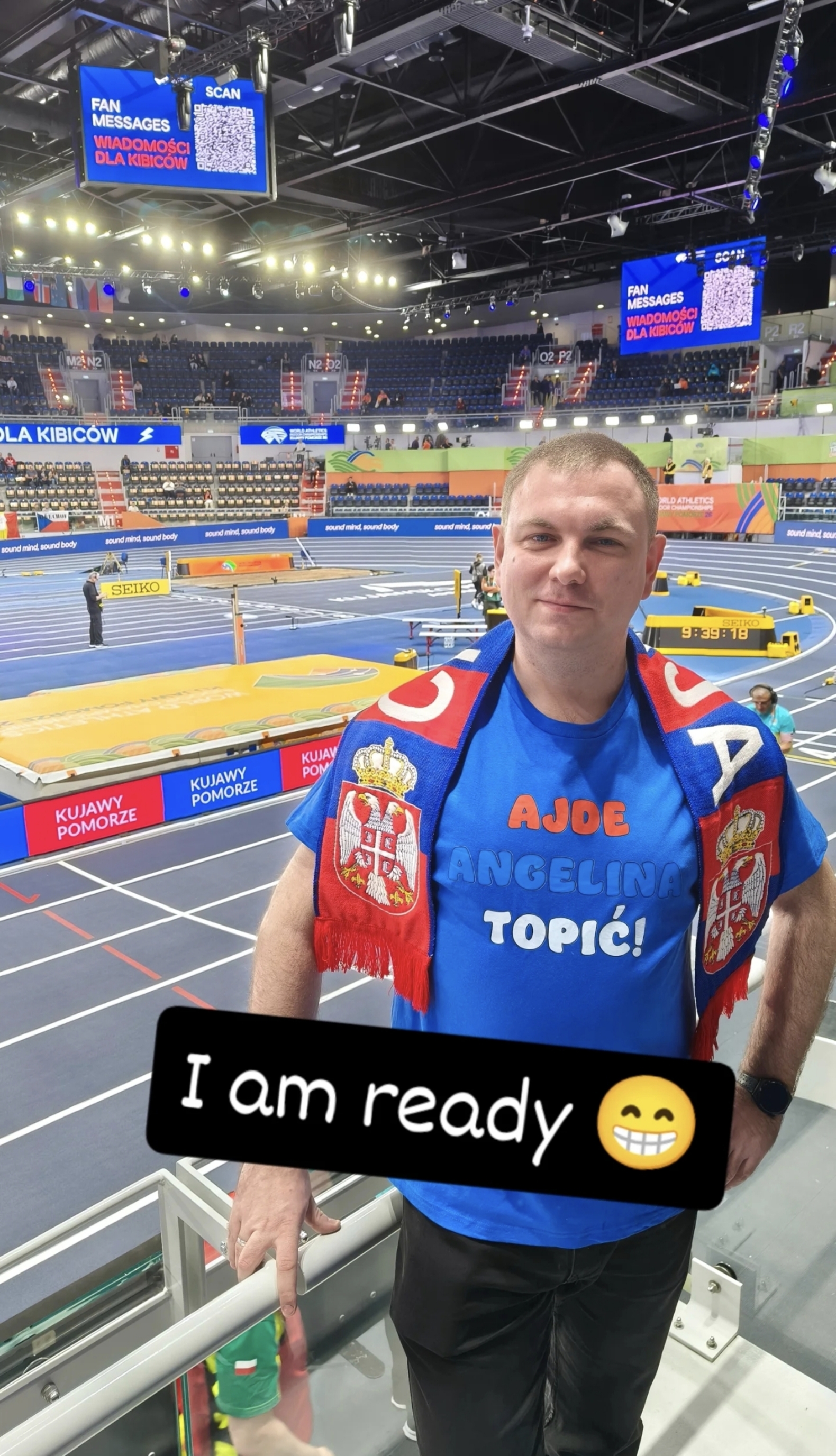 Poljski doktor nauka je talija Angeline Topić, ponovo gledao uspeh srpske atletičarke obučen u boje Srbije