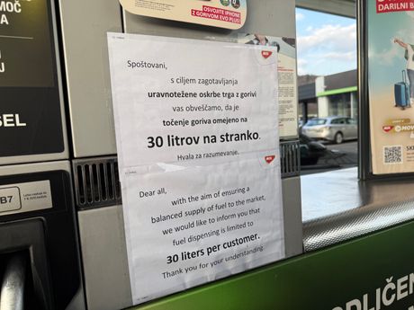 Gorivo, obaveštenje