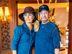 Čak Noris i Đina Noris