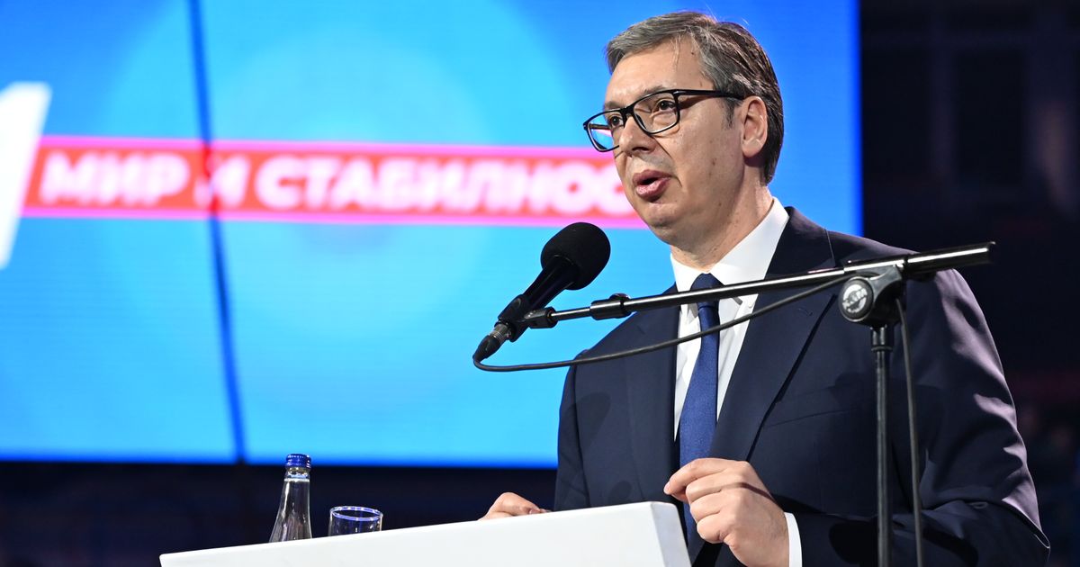 President Vucic reacts after Croatian President Milanovic cancels Brdo Brijuni summit