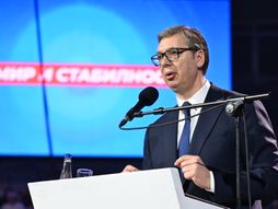 Beograd, skup SNS, Aleksandar Vučić