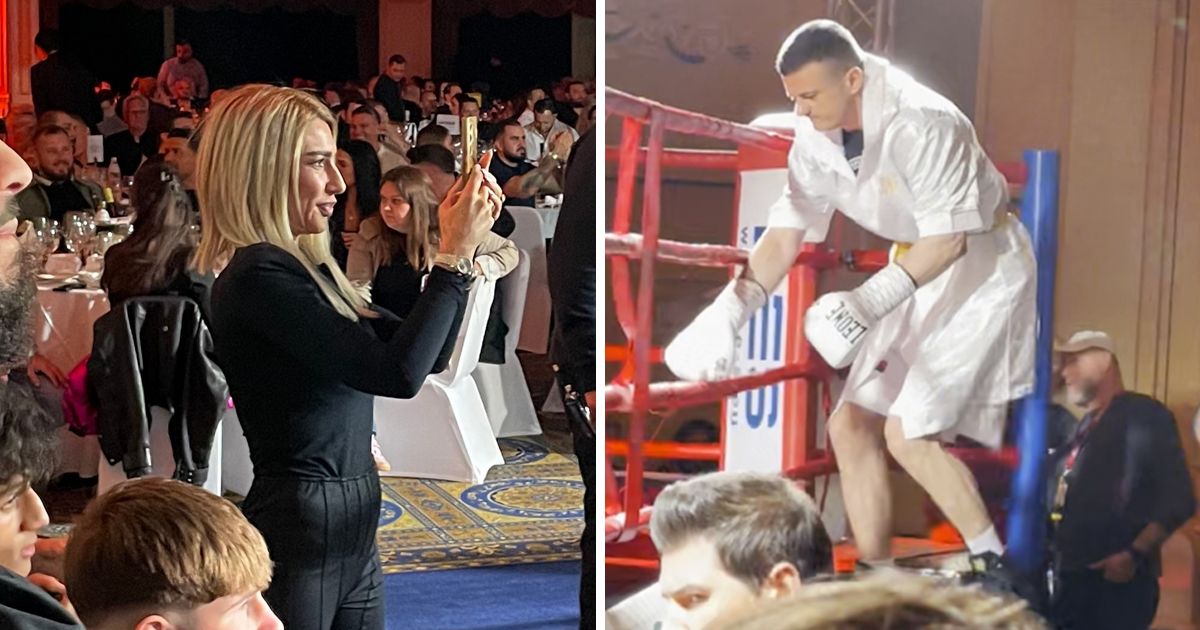 Jovana Jeremić's Boyfriend Won in Vienna with a Knockout in the 2nd Round: Here's How She Cheered Him on from the Front Row