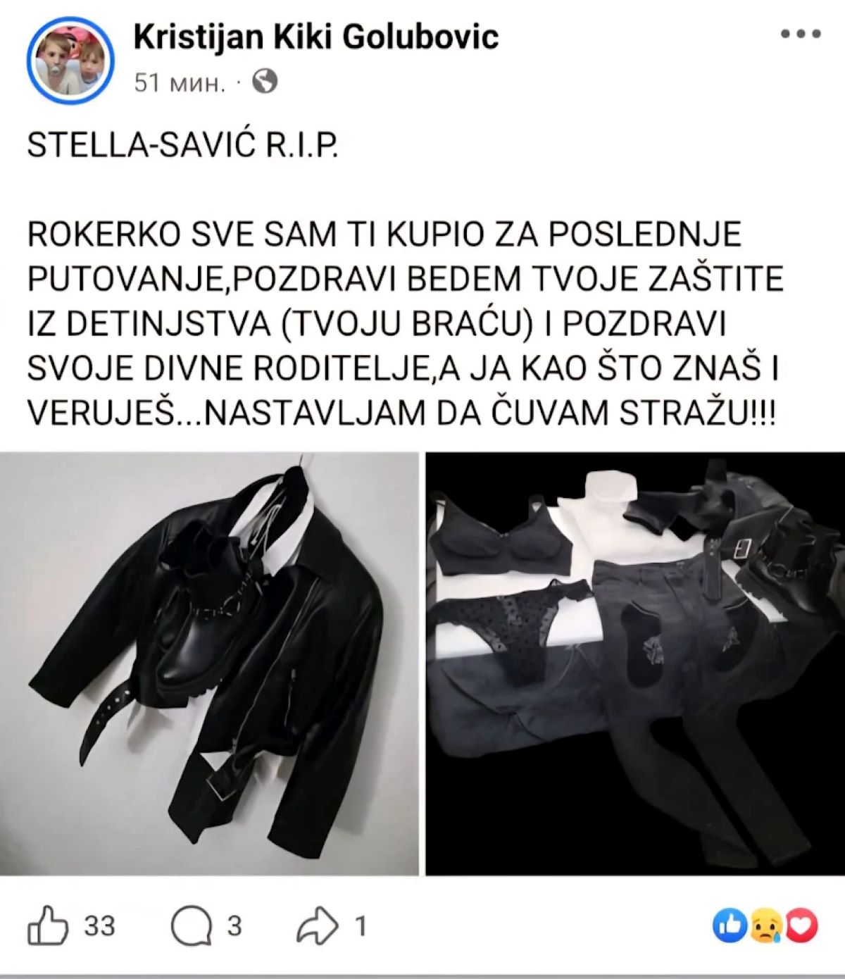 Kristijan slomljen zbog smrti Stele, oprostio se potresnim rečima: "Sve sam ti kupio za poslednje putovanje"