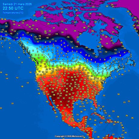 Temperature vazduha u Americi