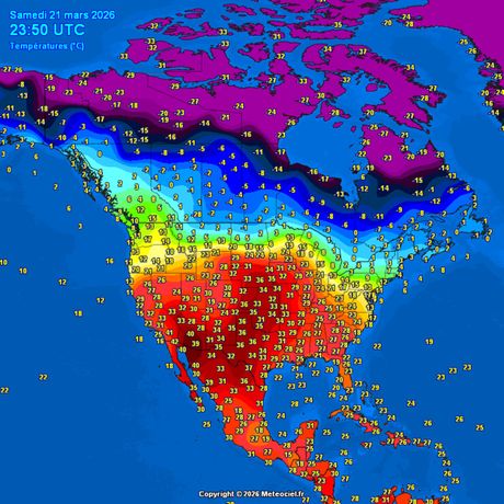 Temperature vazduha u Americi