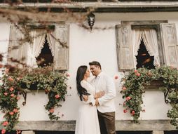 mladenci, par, venčanje, muž, žena