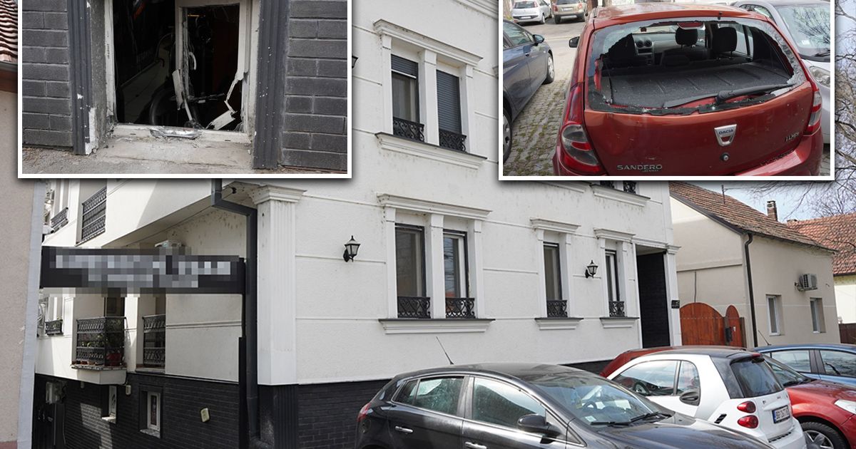 FIRST PHOTOS AND VIDEOS OF EXPLOSION IN BELGRADE: Shrapnel riddles cars, broken glass everywhere