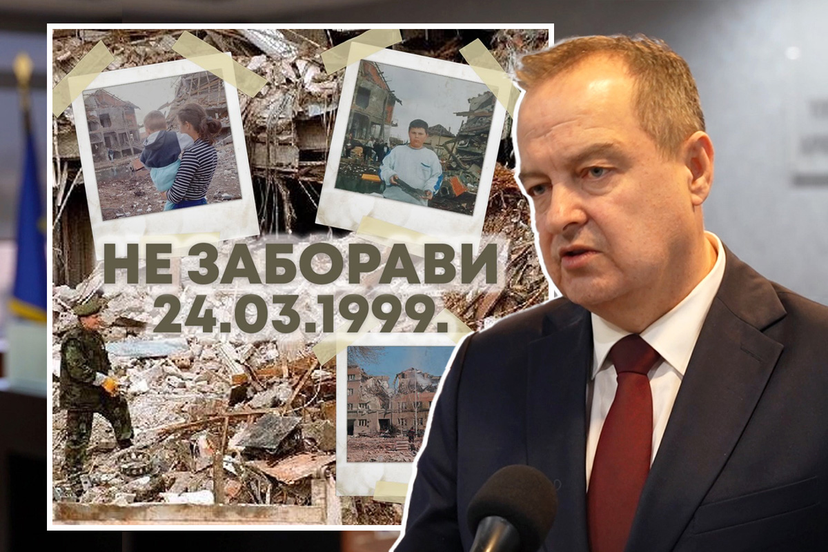 RUŠILI SU MOSTOVE, ŠKOLE I BOLNICE, ALI NE I NAŠ DUH: Potresna obјava Dačića povodom godišnjice bombardovanja