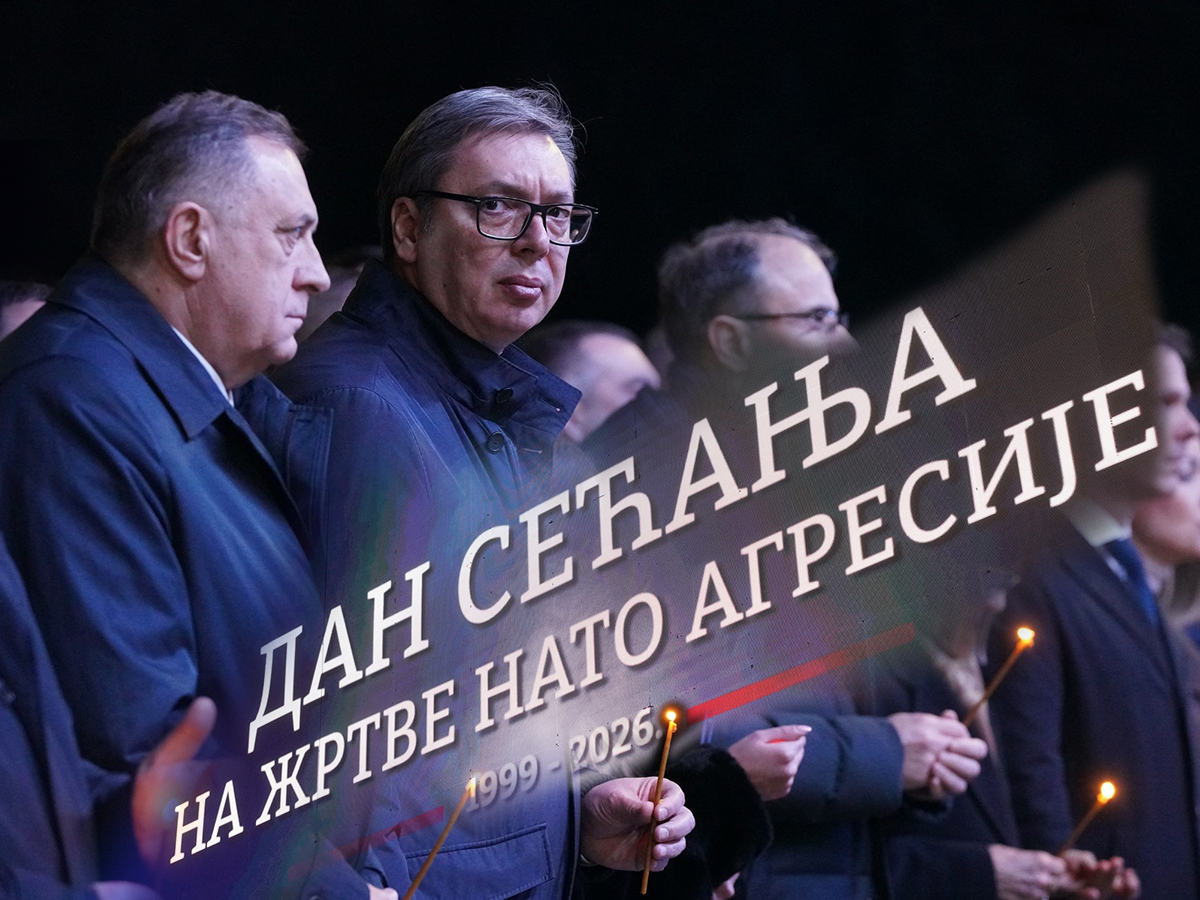 Minut ćutanja za stradale u NATO agresiji: NATO bombardovanje pretvorilo je našu otadžbinu u užasno stratište