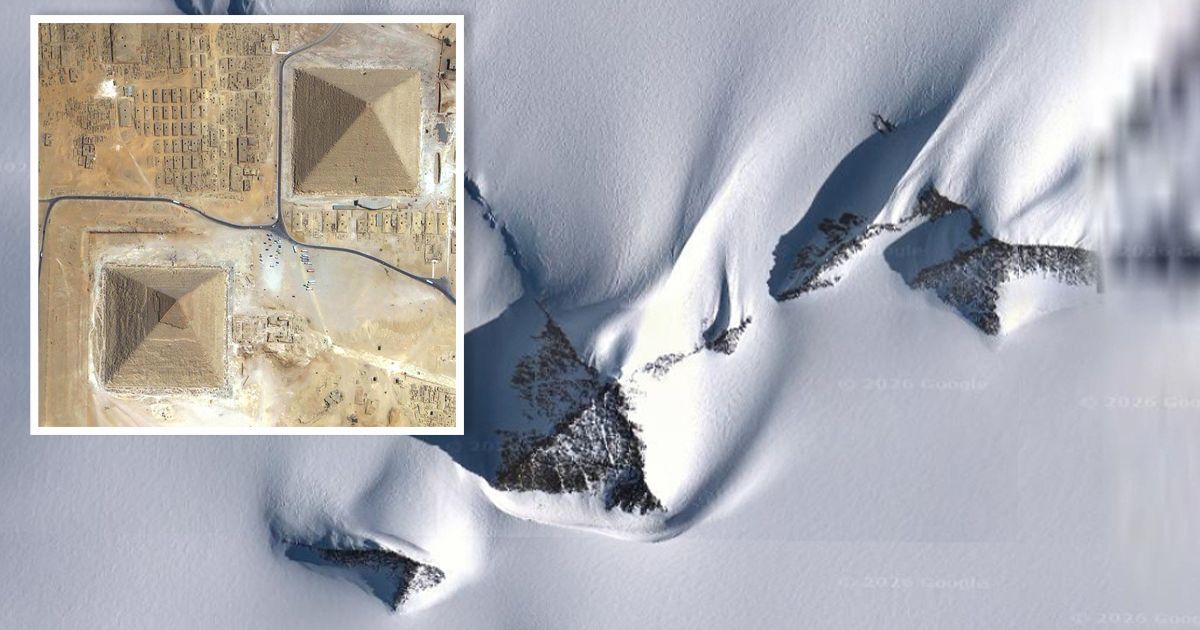 Neobične strukture nalik egipatskim piramidama uočene na Antarktiku: Šire se teorije o 