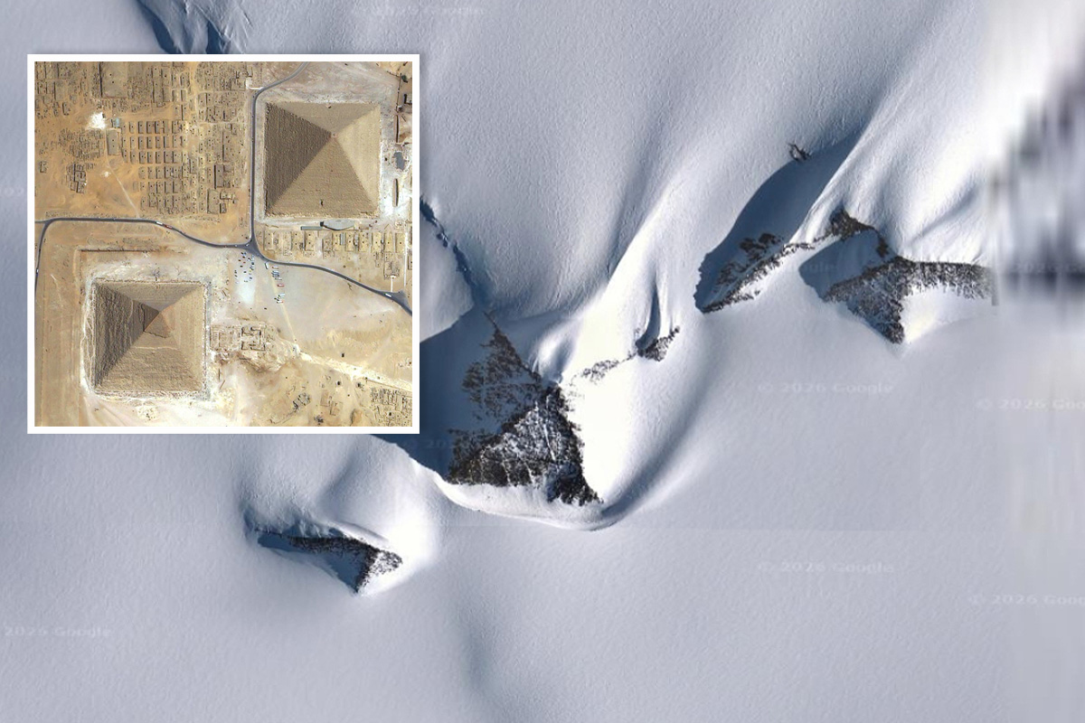 Neobične strukture nalik egipatskim piramidama uočene na Antarktiku: Šire se teorije o "drevnoj civilizaciji"