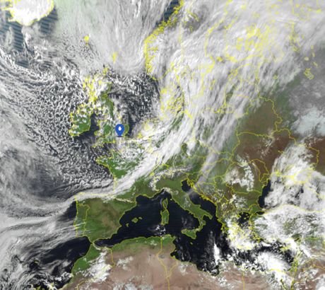 Padavine i satelitska slika