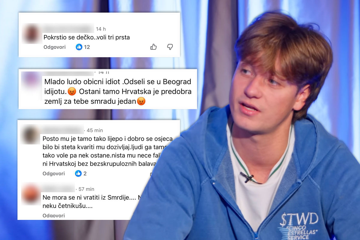 "Ne vraćaj se iz Srbije" Hrvati zatrpali Jakova Jozinovića zbog koncerata u Beogradu: "Voli 3 prsta, izdajica"