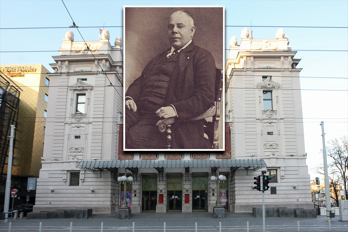 Da li ste znali? Na mestu današnjeg Narodnog pozorišta nalazila se kuća prvog srpskog režisera