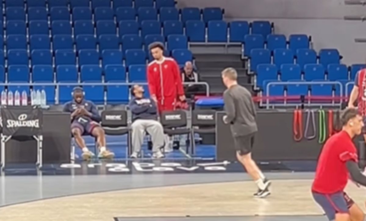 Nvora se "prišunjao" zvezdi Baskonije iza leđa kad je izašao na zagrevanje: Pogledajte reakciju Hauarda