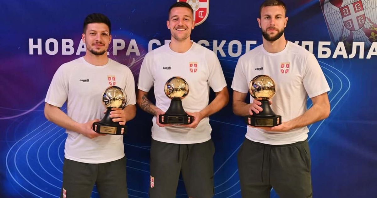 Tri Orla dobila Zlatne lopte, nagrade za Strahinju Pavlovića, Sergeja Milinković-Savića i Luku Jovića