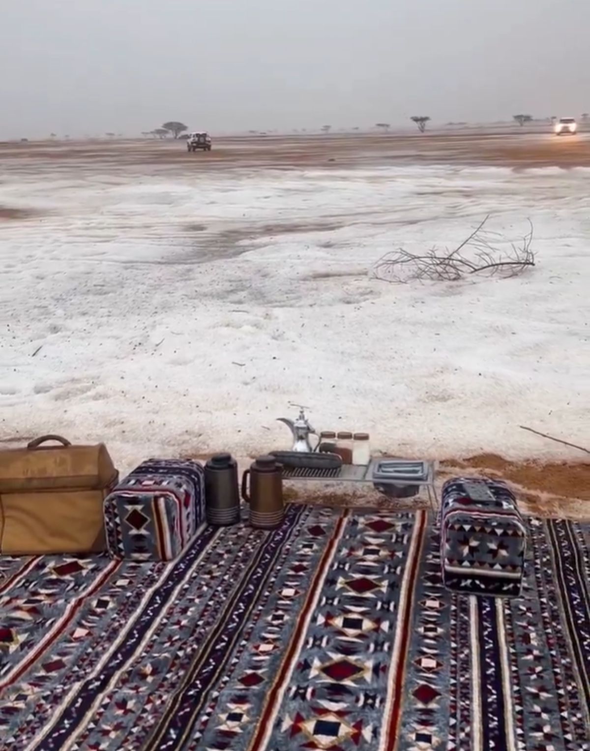 Pustinja pod ledom! Neverovatni prizori belog pokrivača u Ujedinjenim Arapskim Emiratima