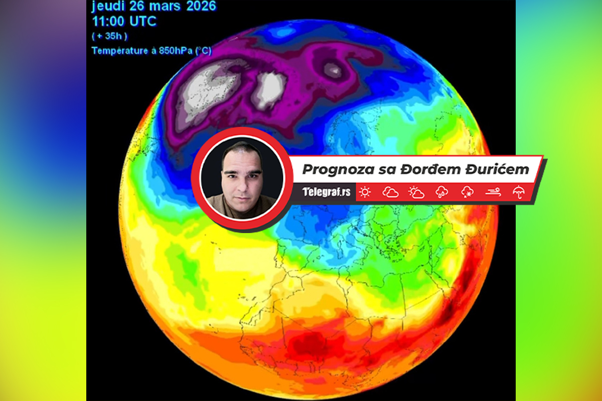 Temperatura pada za 20 stepeni! Pogledajte drastičan prodor ledenog vazduha: Hladni front na korak do Srbije