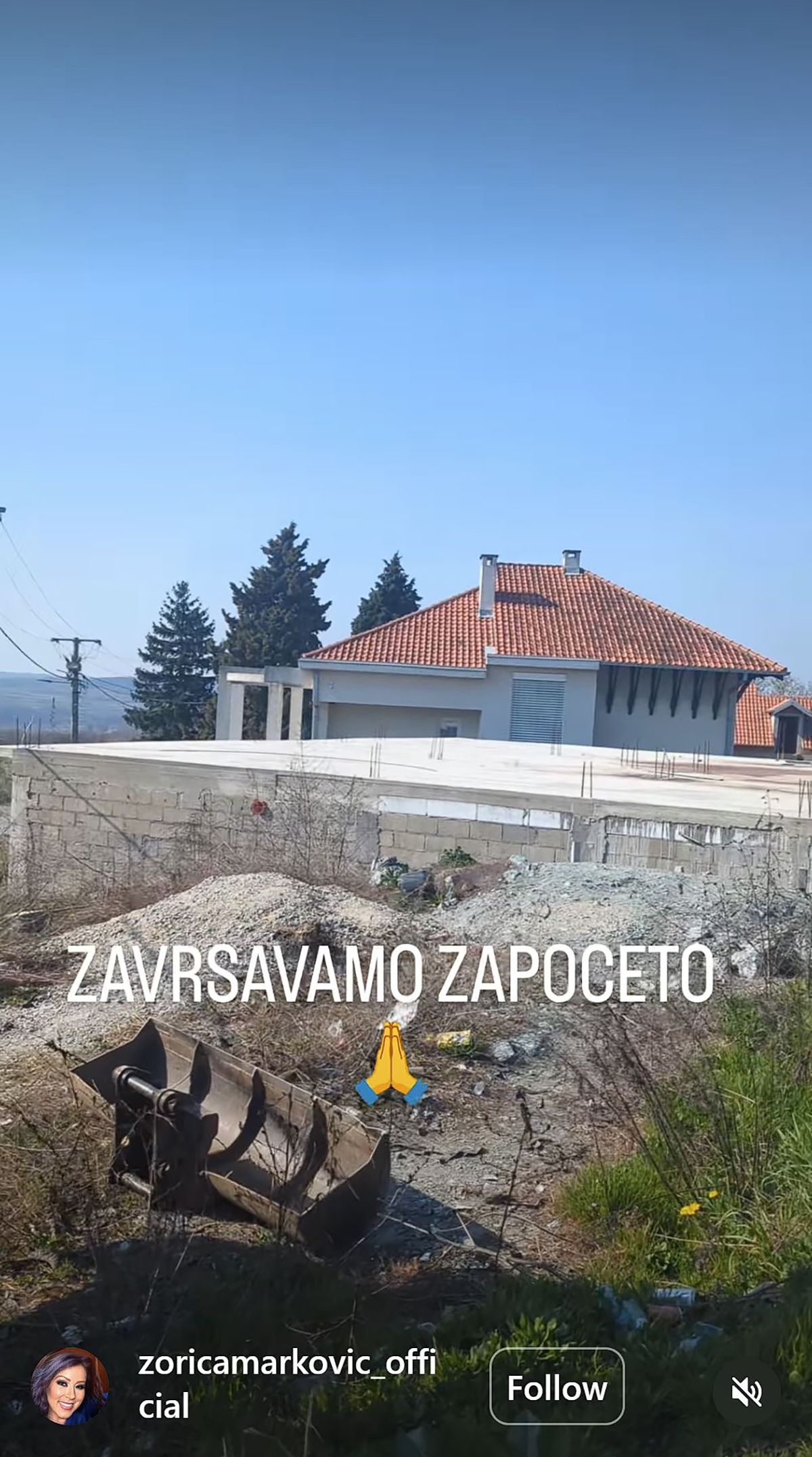 "Završavamo započeto" Zorica Marković posle problema sa srcem ispunjava svoj san, sela na bager i sve pokazala