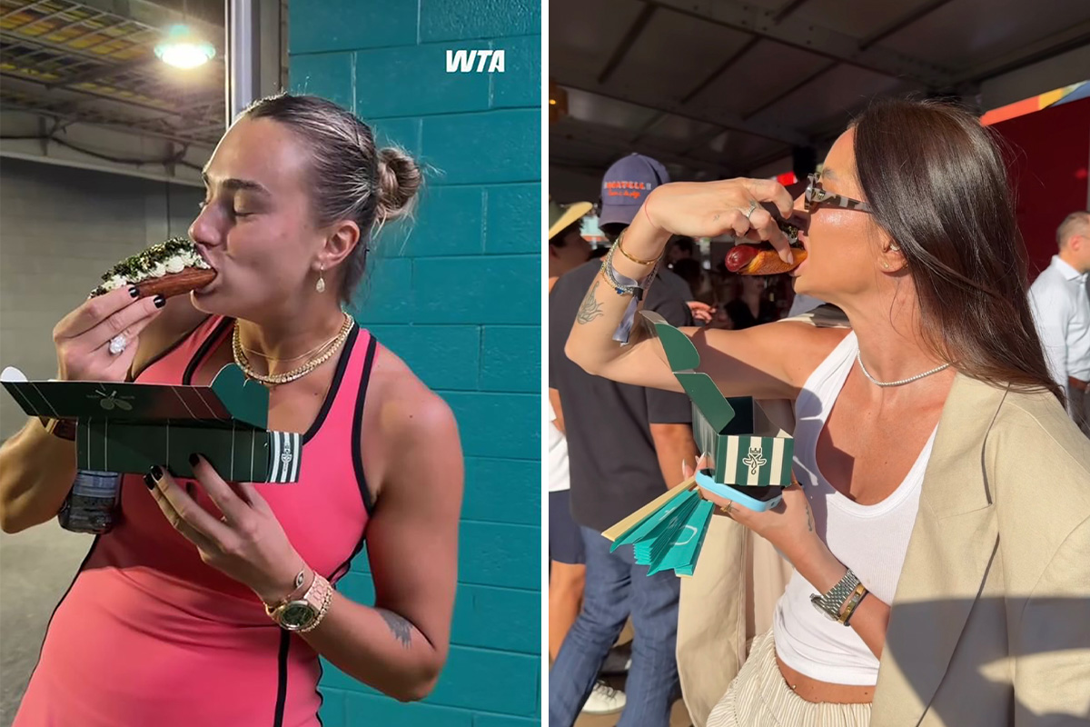 Poznata Srpkinja "cepa" isti hot dog kao Arina Sabalenka! Košta 100 DOLARA, posut je kavijarom i zlatom