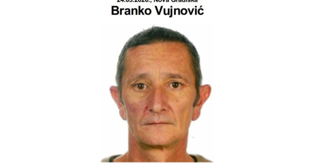 Nova Gradiška na nogama: Nestao Branko Vujnović (46)