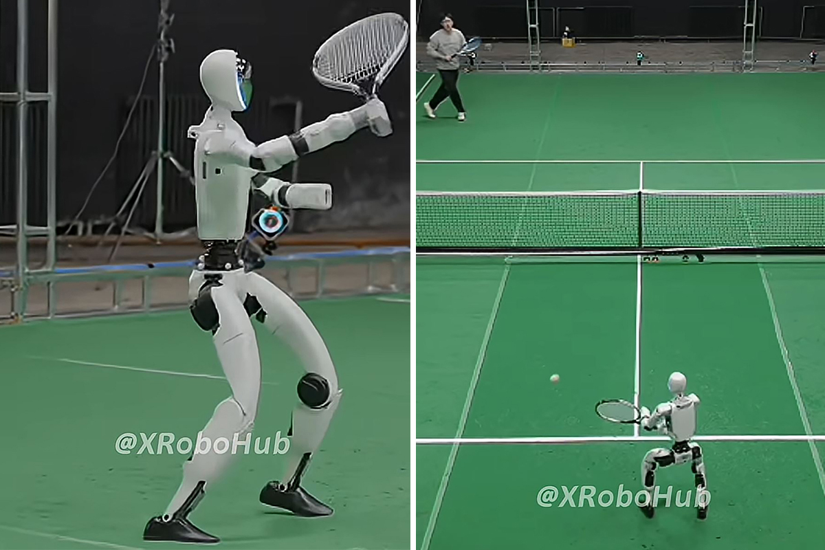 Pogledajte kako robot igra tenis: Namerno udara loptu u uglove, daleko od ljudskog saigrača
