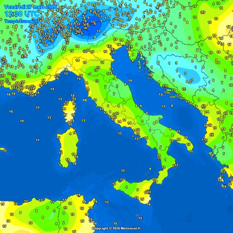 Trenutne temperature vazduha
