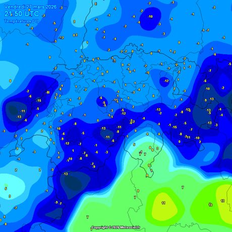 Trenutne temperature vazduha