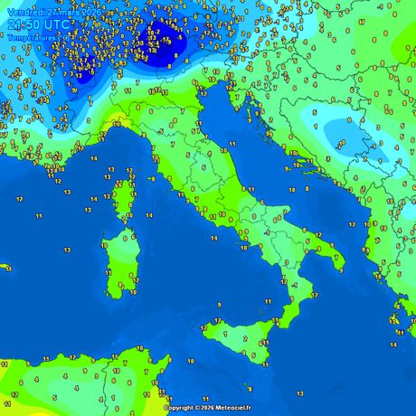 Trenutne temperature vazduha