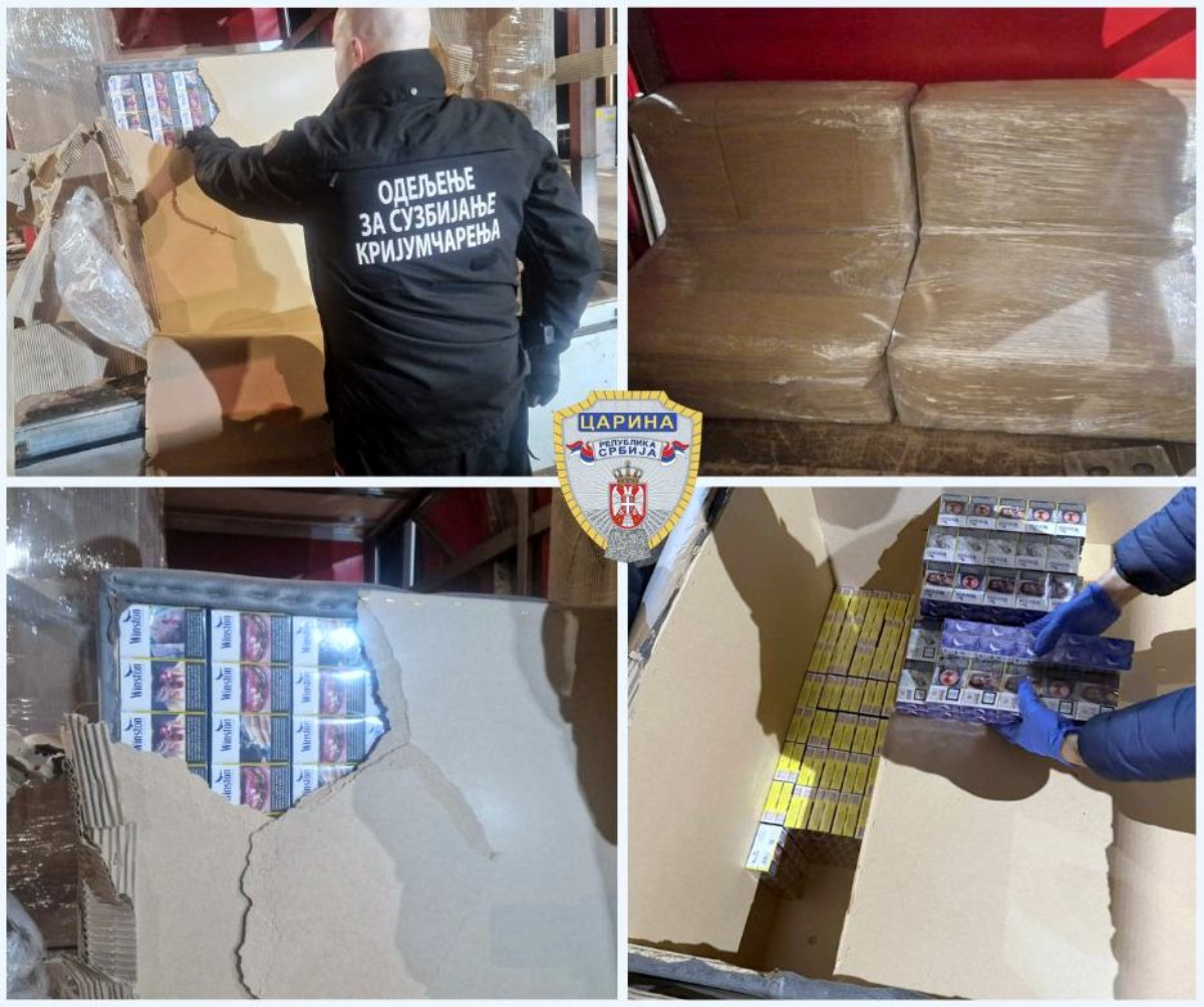 Carinici na granici s Mađarskom zaplenili cigarete vredne 13.000 evra: Evo gde su ih pronašli!