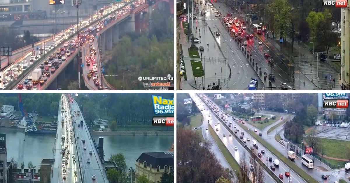 Kiša napravila haos u Beogradu! Vozila mile, saobraćaj otežan: Evo gde je najkritičnije