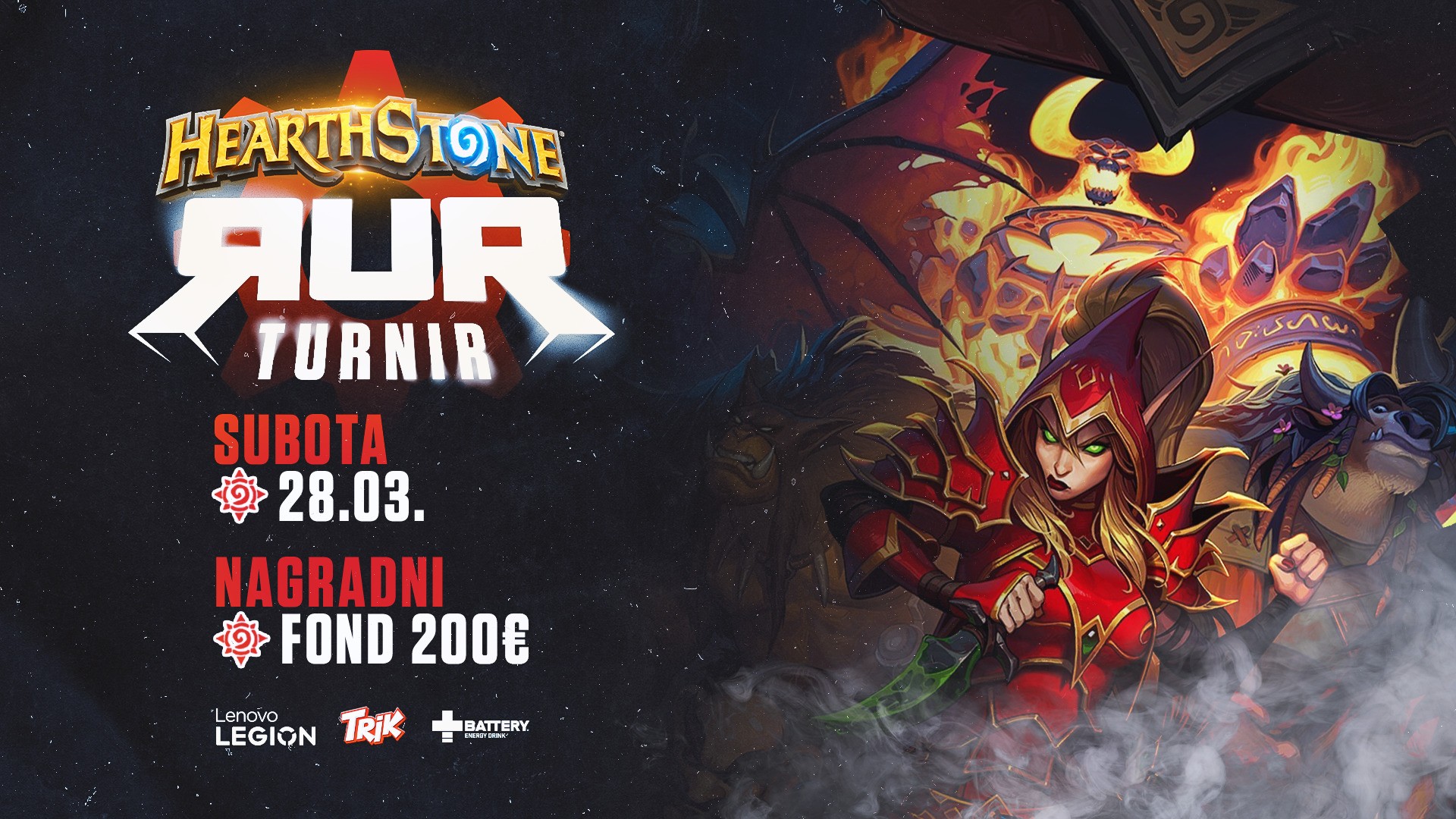 Pred nama je prolećni Hearthstone RURNIR: Strim kreće 28. marta od 12:00!