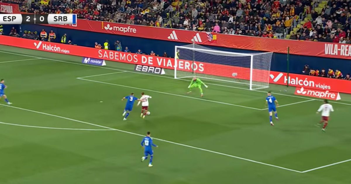 Ovako je debitant finiširao Srbiju usred Španije: Peta kojom je izbačena odbrana, a onda rutinska završnica
