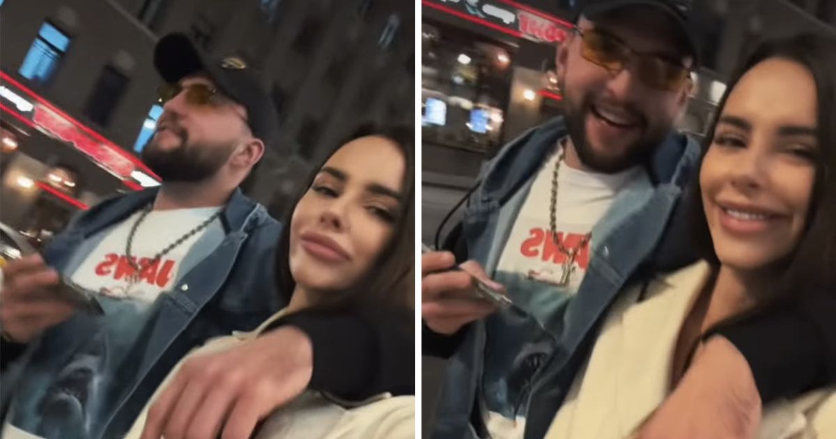 Veljko i Bogdana u provodu bez naslednika: Šetaju zagrljeni ulicama Moskve - par nikad zaljubljeniji