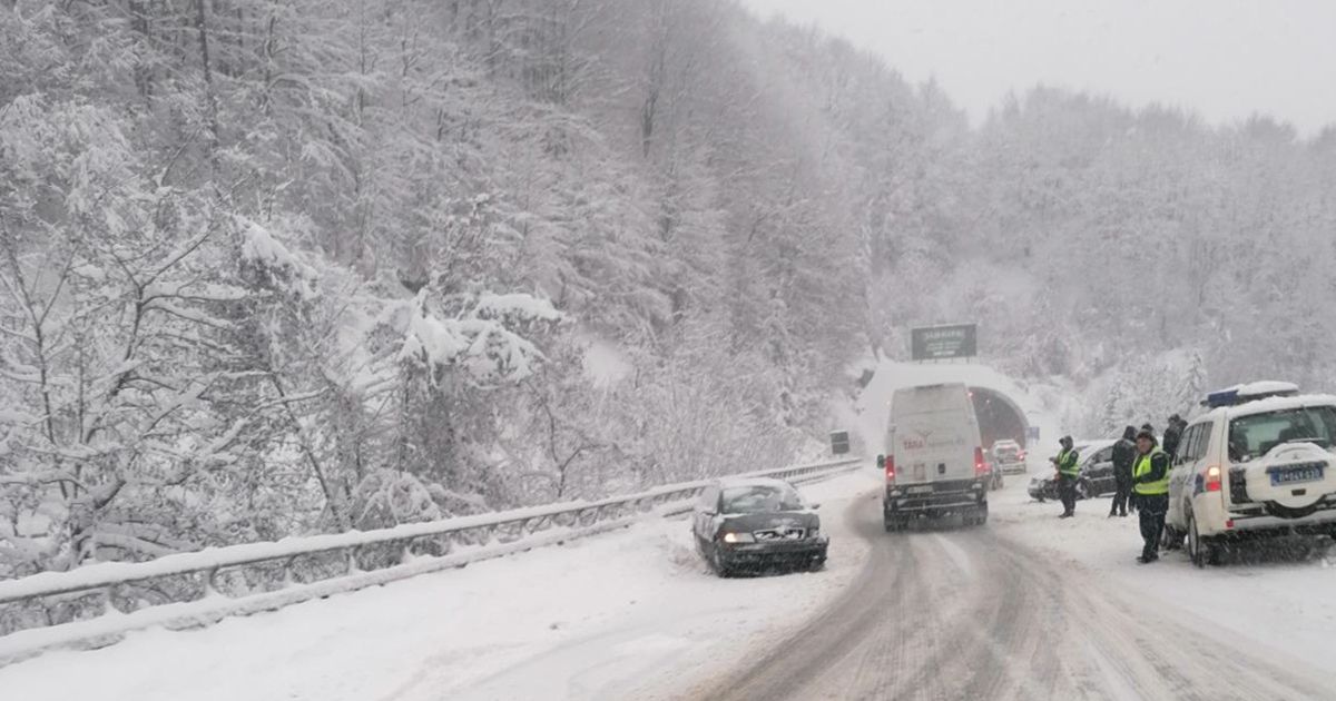 Sneg veje u Zlatiborskom okrugu