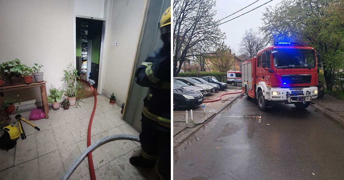 Vatra gutala stan u centru Kruševca: Ljudi ostali zaglvaljeni, sekunde delile od veće tragedije!