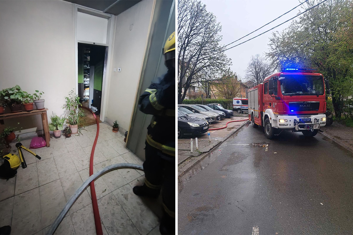 Vatra gutala stan u centru Kruševca: Ljudi ostali zaglvaljeni, sekunde delile od veće tragedije!